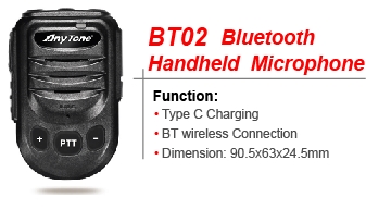 Bluetooth Handheld Microphone for AT-D878UV & AT-D890UV